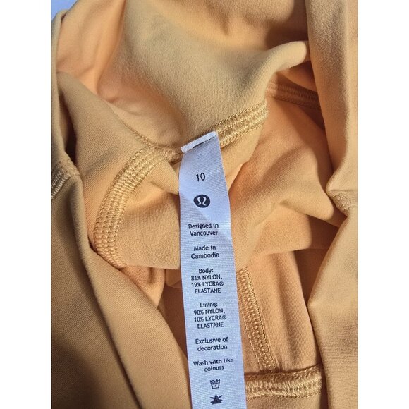 Lululemon Align High-Rise Crop 23"Mango Dream Size 10 - Picture 3 of 7